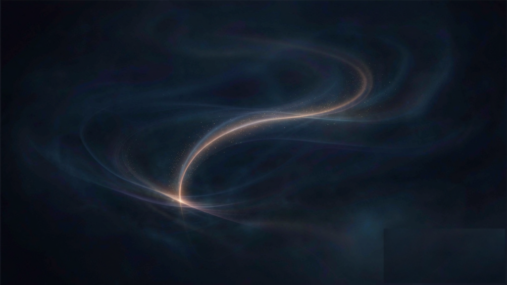 Abstract editorial artwork for Hexagram 24
